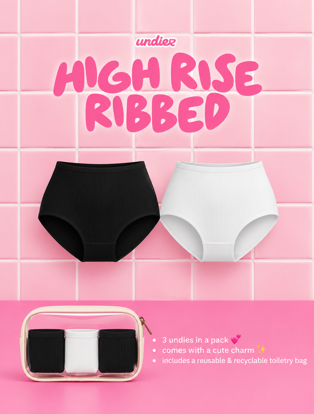Undies - High Rise Ribbed