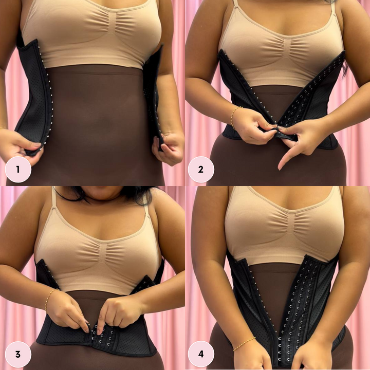 How to wear a waist trainer.
