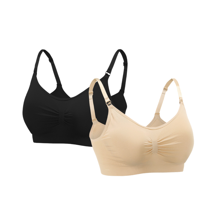 Breastfeeding padded bra with 100% cotton for all-day comfort in humid weather