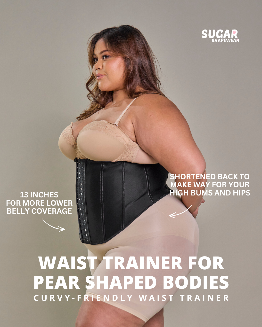 Plus size waist trainer for lower belly online