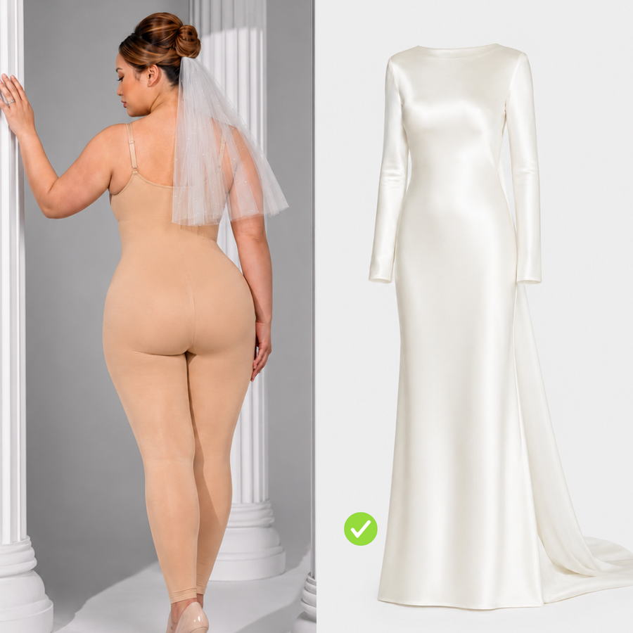 Invisible under delicate dress