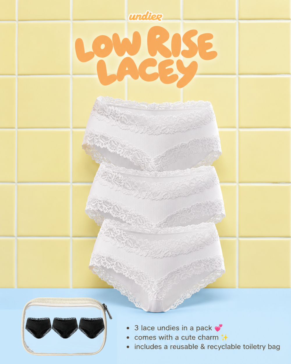 Undies - Low Rise Lacey